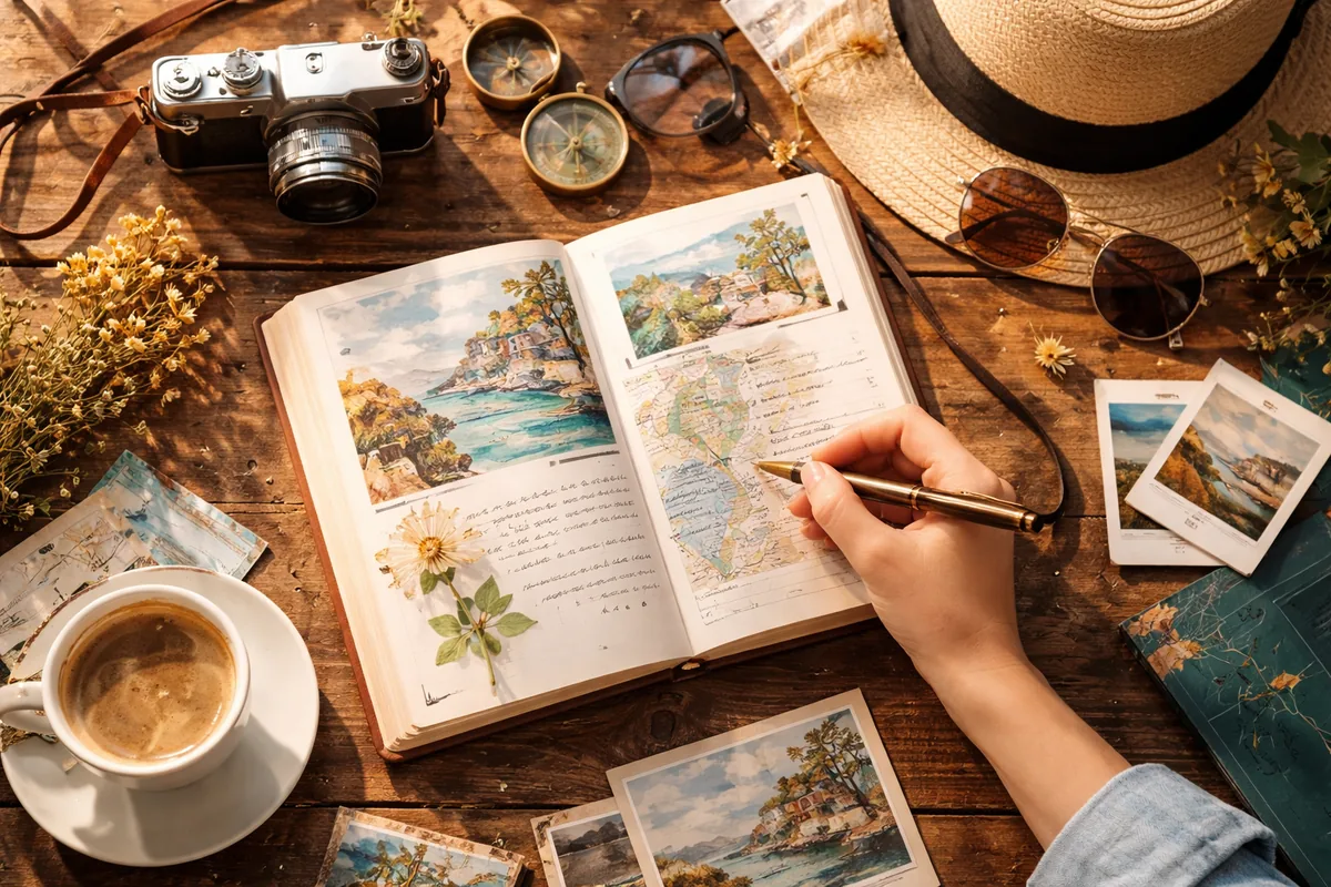 L'art de créer un carnet de voyage mémorable