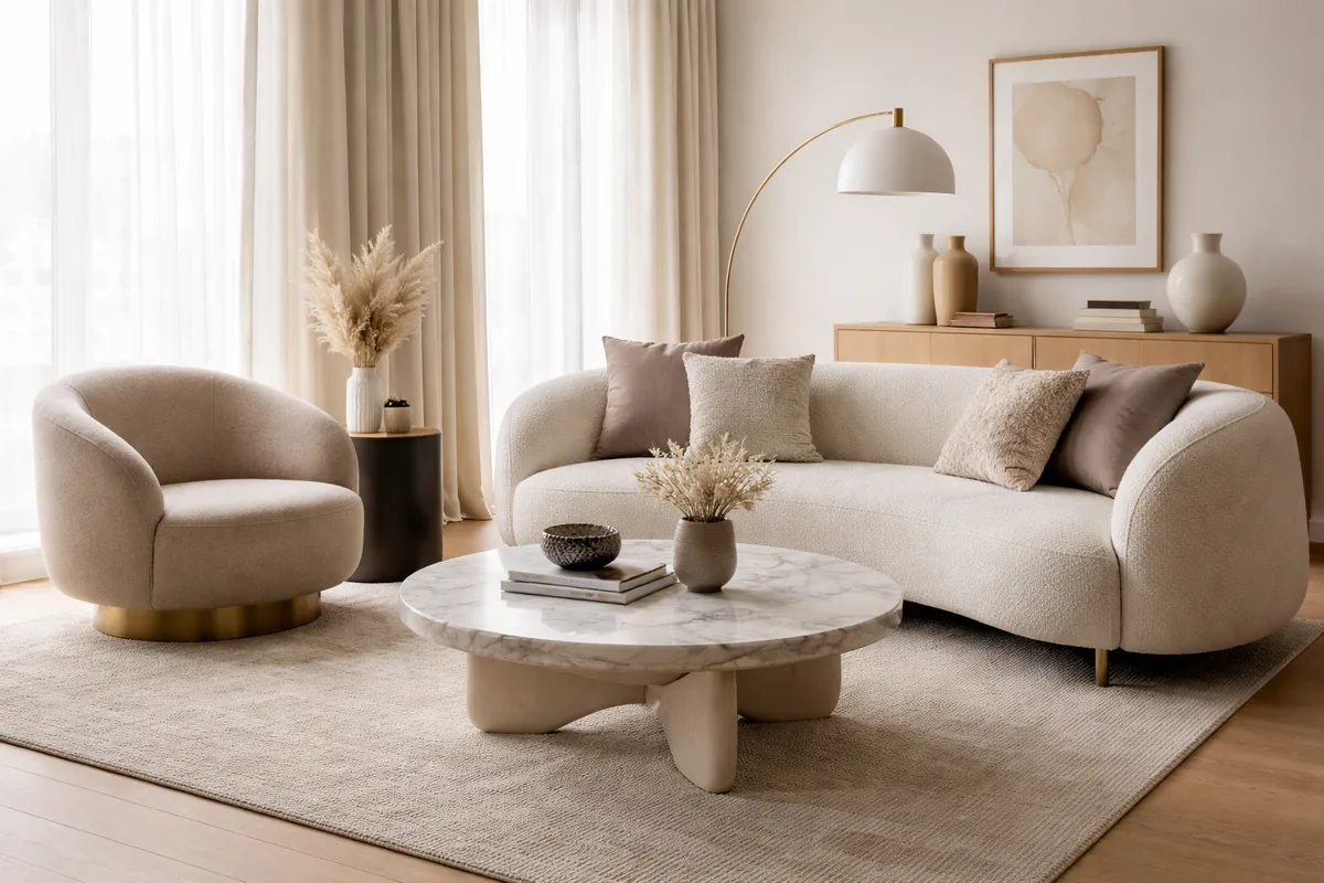 Comment intégrer harmonieusement le mobilier design et les textiles élégants dans votre décoration intérieure