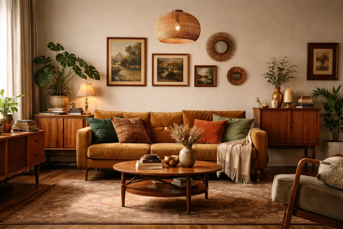 Comment choisir des meubles déco pour une ambiance vintage dans votre salon